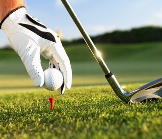 How high should you tee an iron?